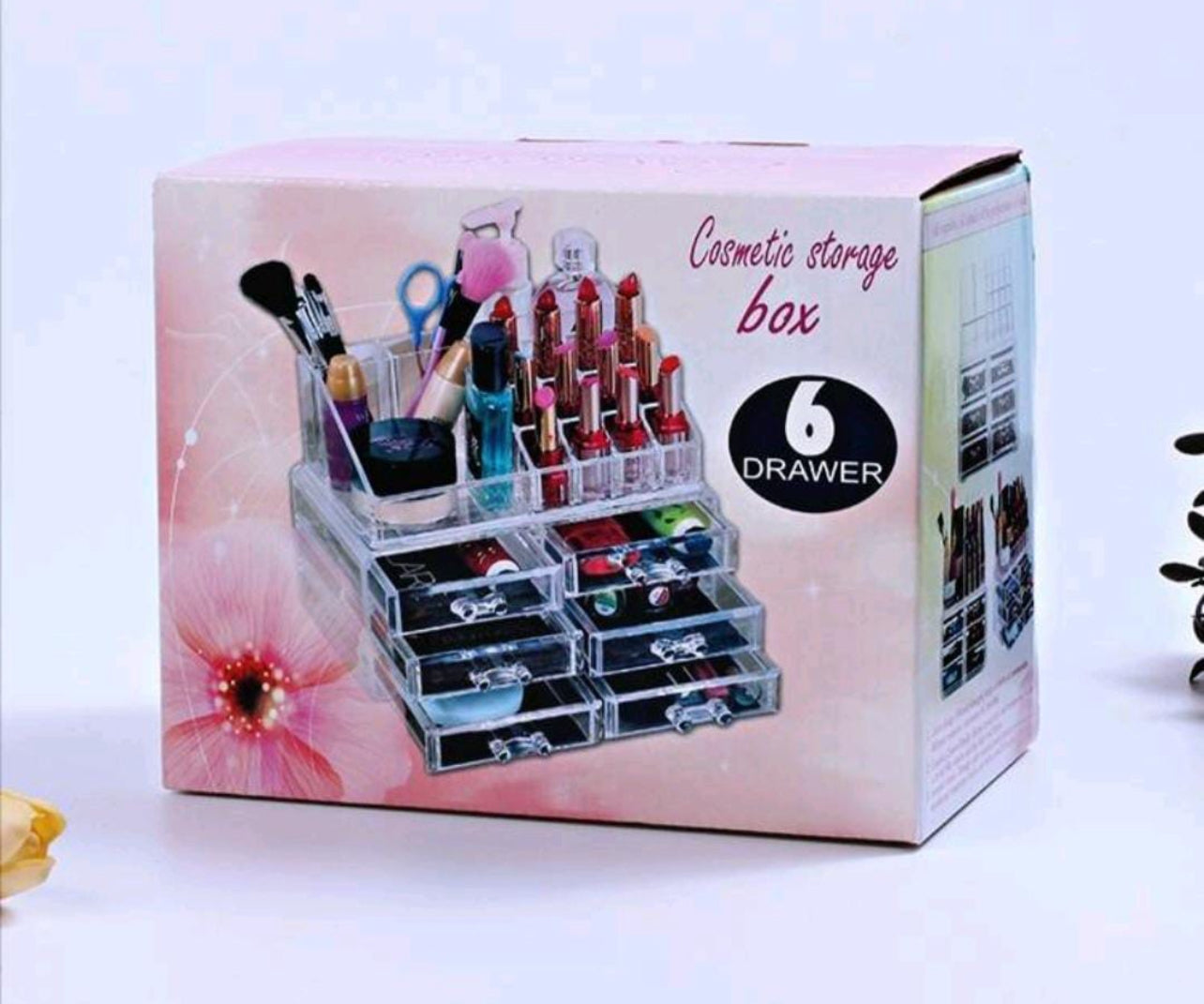 Cosmetic Storage Box 6 Drawer