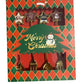 MHome Christmas Dessert Cutlery Spoon & Fork Set 4pc in Gold or Silver Options
