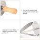 MHome Stainless Steel Croissant Rolling Cutter Bread Dough Pastry Making Tool with Wooden Handle