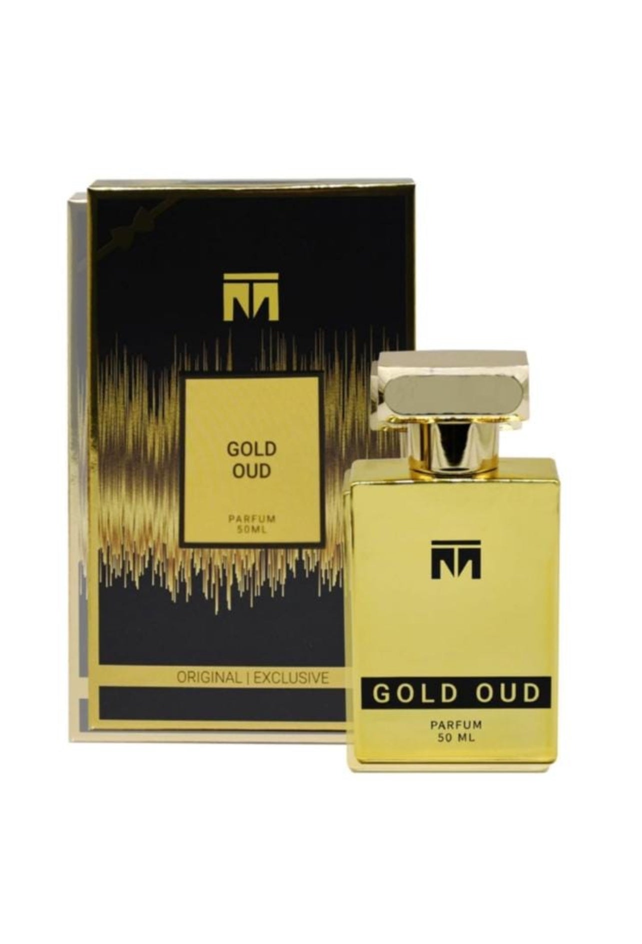 GENERIC Black/White & Gold Oud Eau De Parfum 50ml Perfume High End Arabic Oud