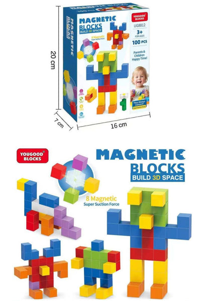 MTech Magnetic Building Blocks Set – Creative 3D Construction Toy | Various Options