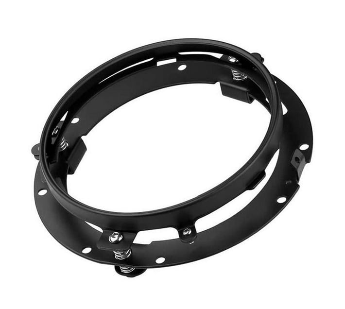 Black Round Headlight Ring Mounting Bracket