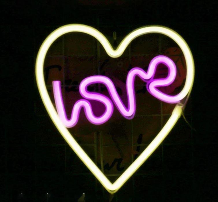 Love Heart LED Neon Sign