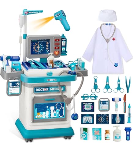 Doctor Play Set Role Play Toy Medical Cart
