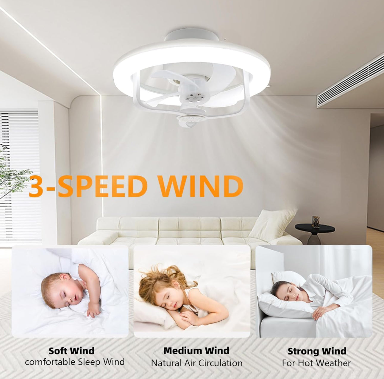 Modern Fan /Ceiling Fan Light With LED/Aromatherapy