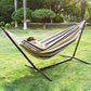 MHome 2-Person Hammock With Stand Brazilian-Style Outdoor Indoor