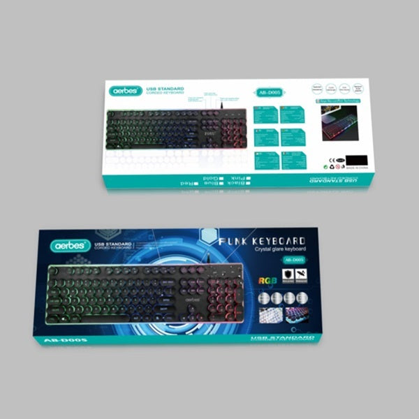MTech USB Corded Punk Keyboard With Backlight Function