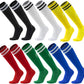 Soccer Socks Colour Stretchy One Size, 4pairs-Multicolor