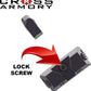 Glow in The Dark Night Sights Compatible with Glock- Standard Height - Black