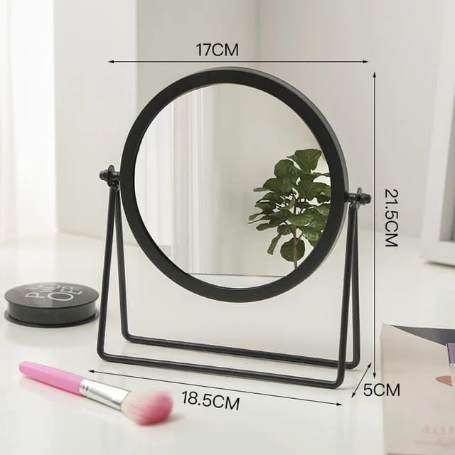 Iron Tabletop Makeup Mirror