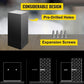 MHome Digital Double Door Safe Depository Drop Box – Office & Home Security Safe