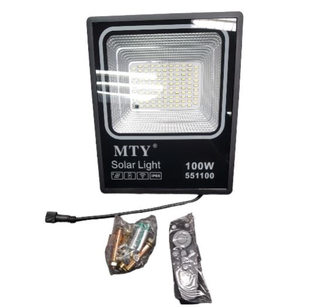 MTY - Solar Powered LED Flood Light 100W
