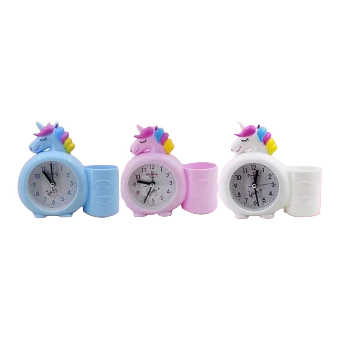 Kids Unicorn Theme Vintage Alarm Clock-Various Colours