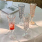 MHome Fluted Champagne Glass Set 6pc