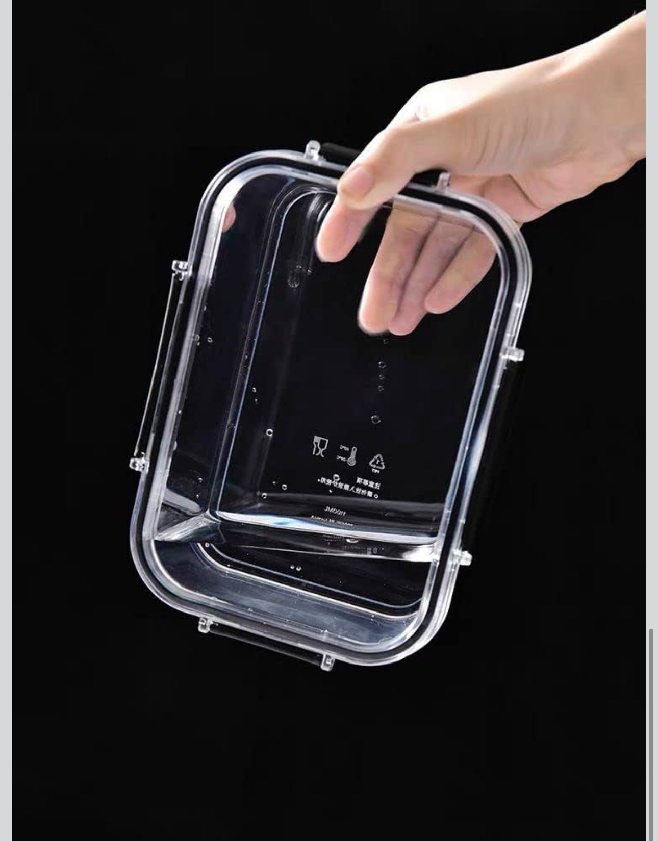 MHome Acrylic 3pc Food Storage Set