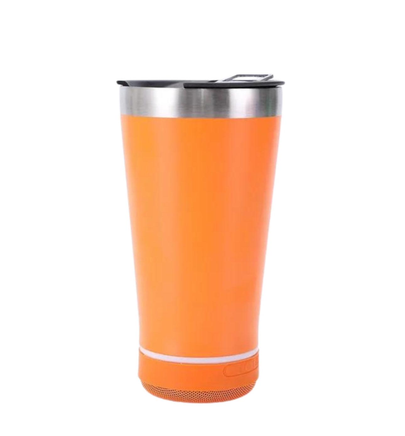 MTech 473ml Bluetooth Speaker Travel Mug – Stainless Steel Tumbler (Multiple Colors)