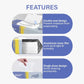80 PCS Kitchen Cleaning Wipes Kitchen Towel Tissue Strong Decontamination Degreasing Wet Tissue Lemon Household Wet Wipe