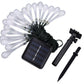 Christmas LED Solar Powered Water Drop Fairy Light - 6M