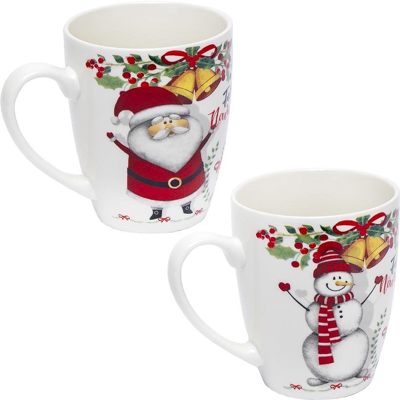 MHome Christmas Ceramic Mug 6pc Set - Various Options