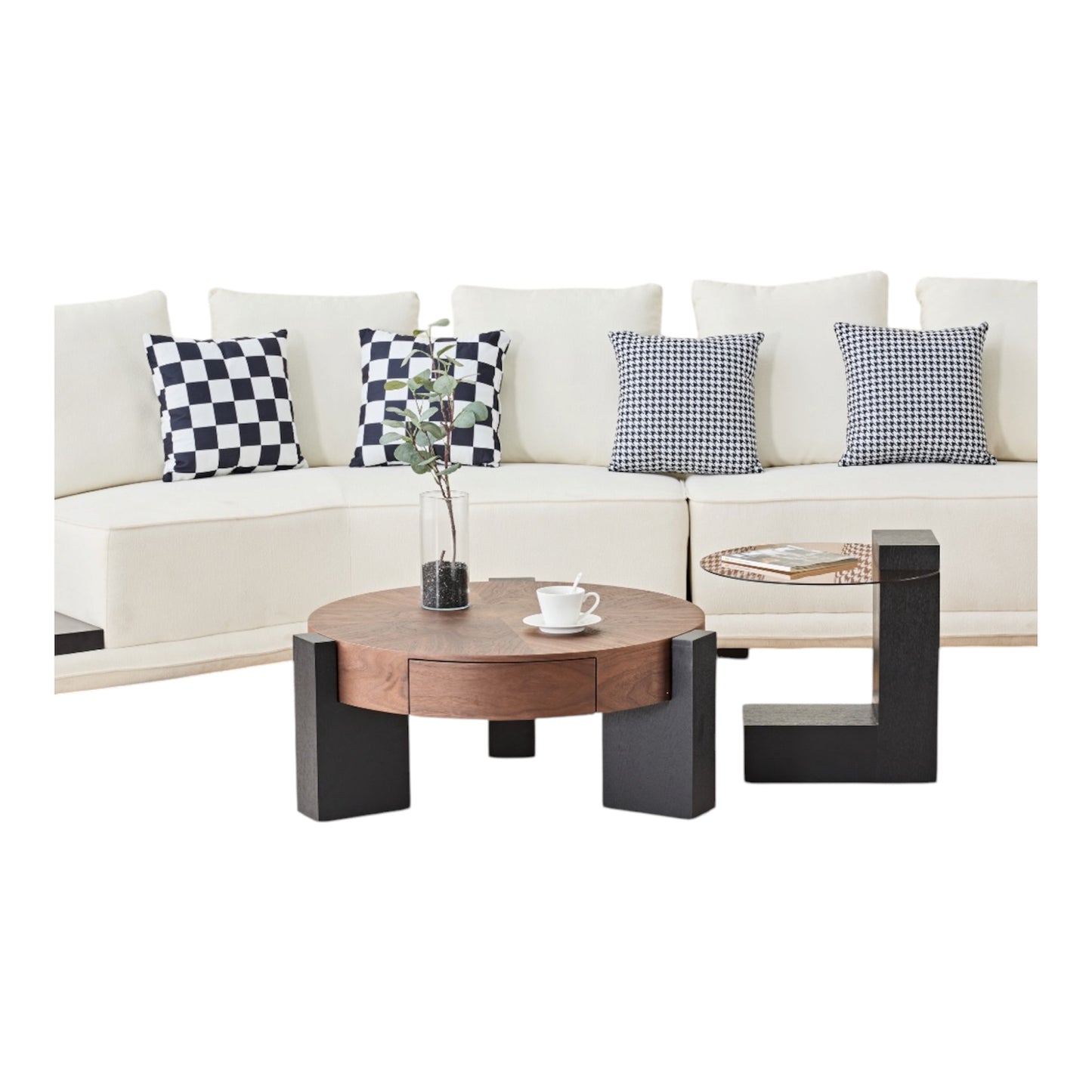 MFURN Vern Nesting Coffee Table Set 2pc