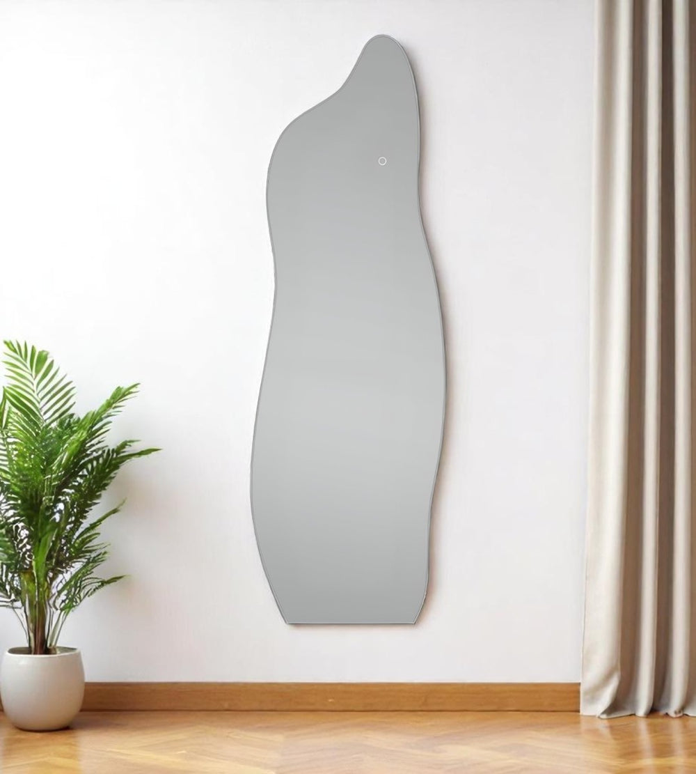 150x50cm Irregular Acrylic Mirror Sheet – 2mm Thick, Shatterproof, Self-Adhesive with Tape Strips