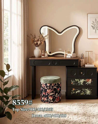 MFURN Contemporary Design Vanity Dresser With LED