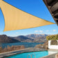 MHome Sunshade Net Triangular UV Protection, For Outdoor Patio, Garden Gazebo, Pool Decks-Various Options