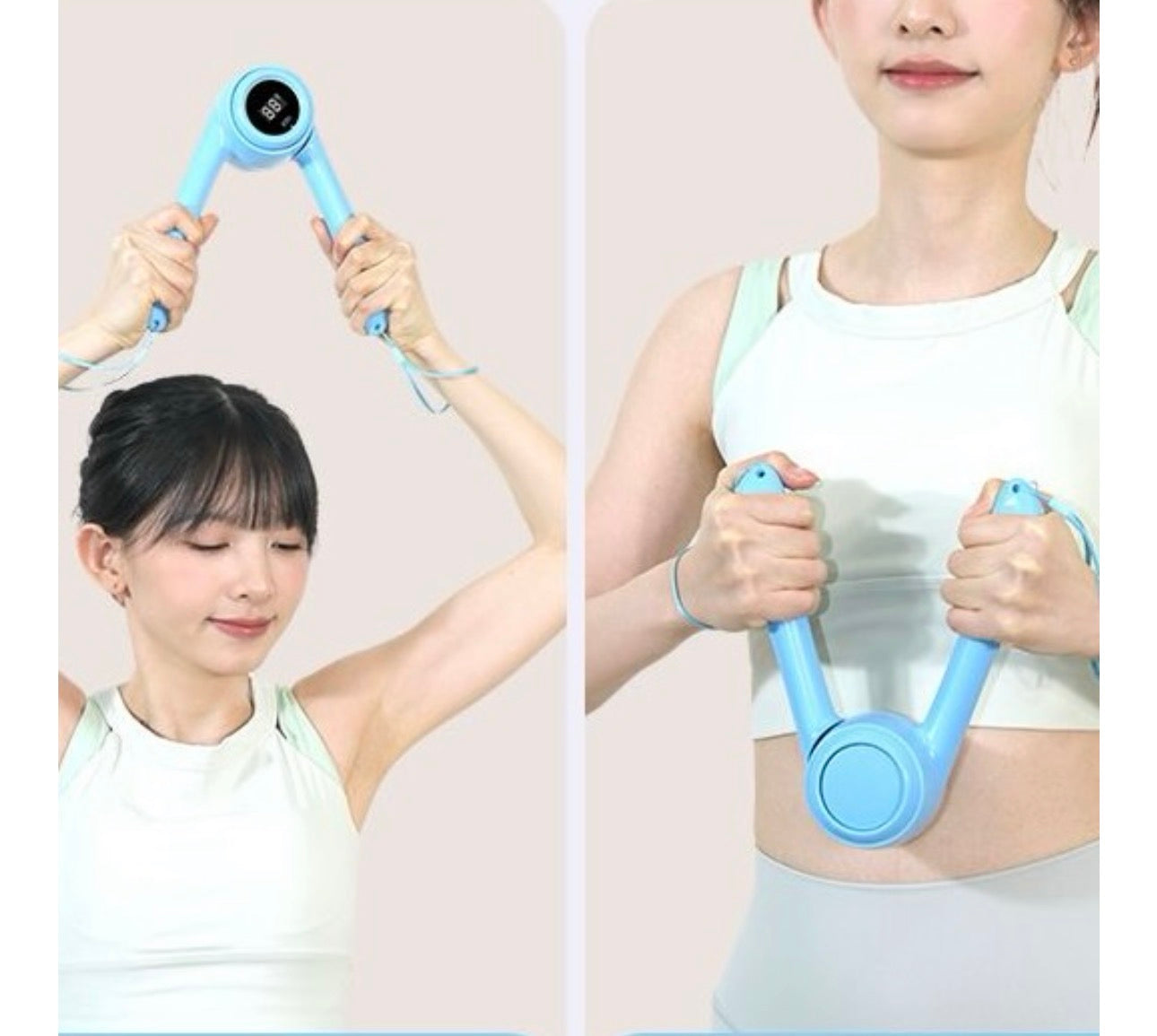Pro-Sportz Poratble Arm Trainer Chest Workout Equipment,Forearm Strength Trainer Ideal for Grip Strength, Muscle Building, Rehabilitation- With LED Counter Disply
