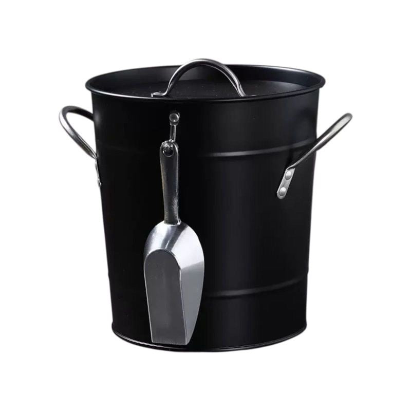 MHome Retro Ice Bucket With Scoop & Lid -Various Colours