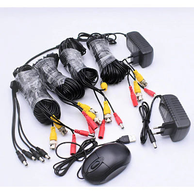 MTech 4CH DVR CCTV Kit – Full HD 2MP with Audio & 500GB HDD