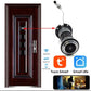 Door Eye Security Invisible CCTV Tuya Smart Mini Door Camera Wide Angle WiFi 1080P Audio Motion Detection Video Peephole Camera