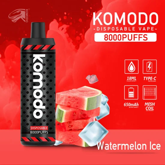 KOMODO 8000Puffs Disposable Vape 50MG