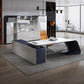 Modern CEO Manager Desk Stylish Lacquered Office Desk & Chair Various Options - PreOrder Sales Now Available!