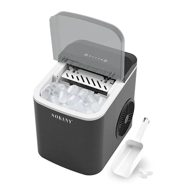 SOKANY automatic family ice maker makes ice quickly in a few minutes, convenient and energy-saving