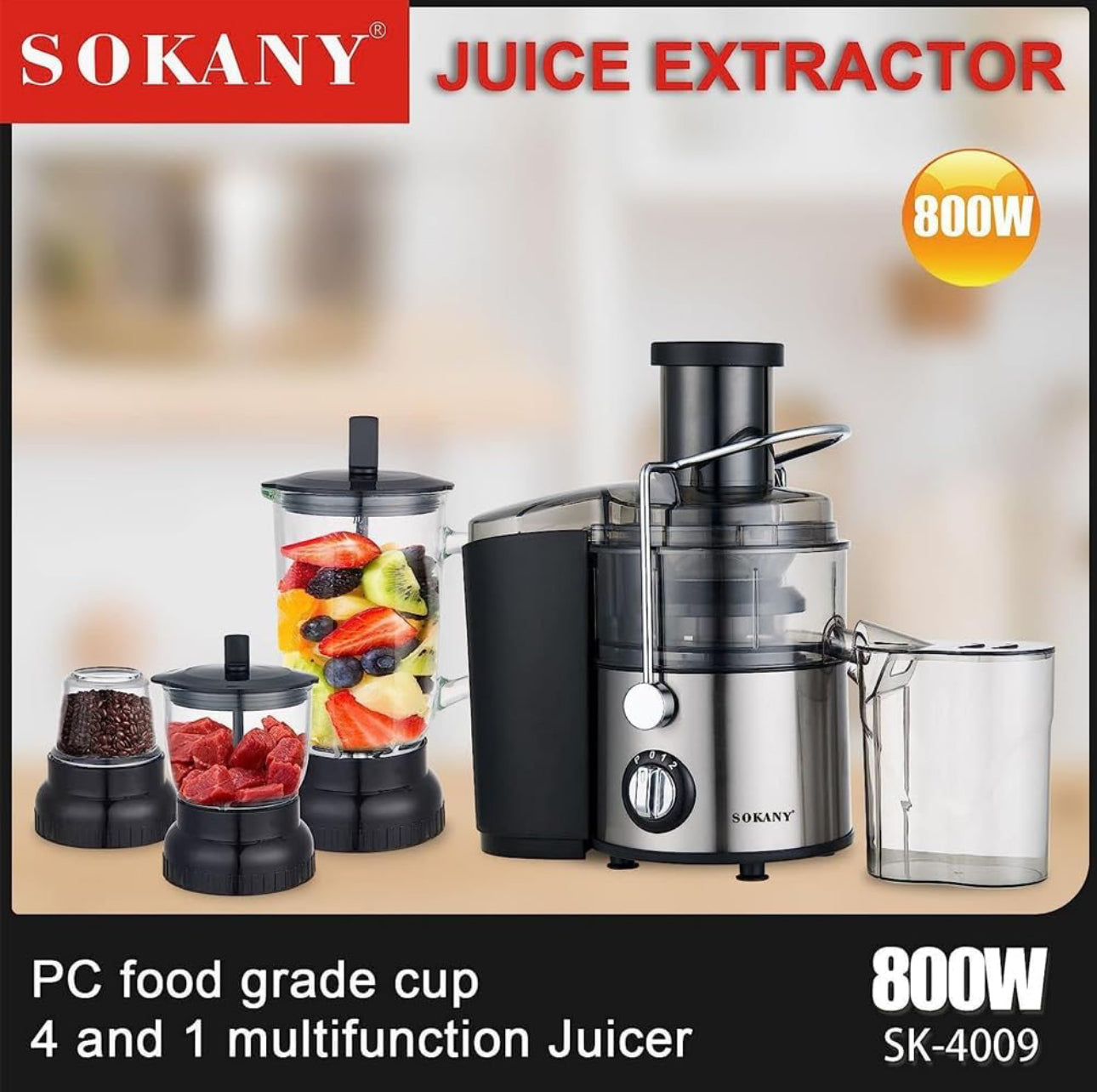 SOKANY 4:1 Juicer
