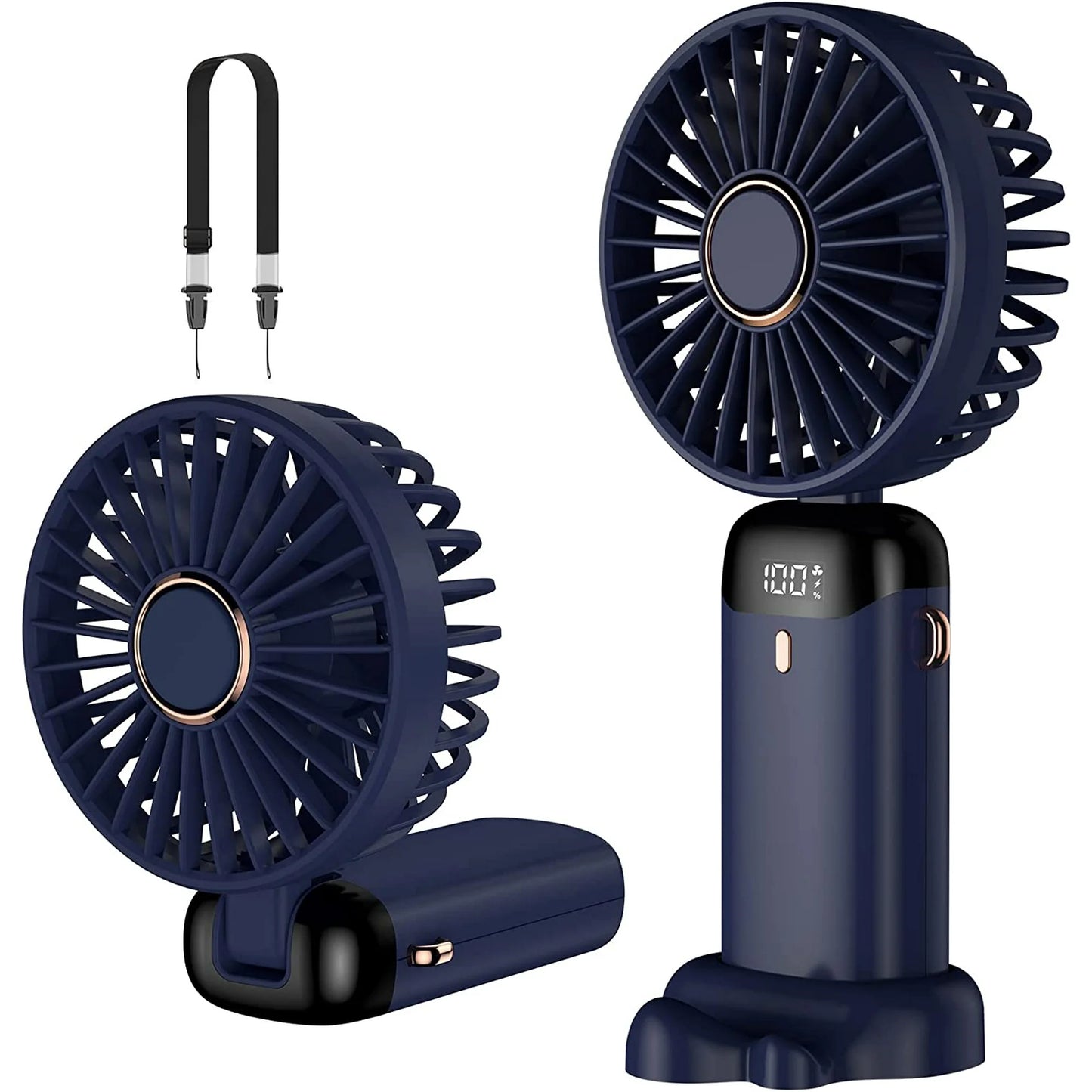Hand Held Fans with LED Display