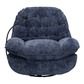 MHome Swivel Rocker Recliner Chair with Adjustable Backrest Footrest
