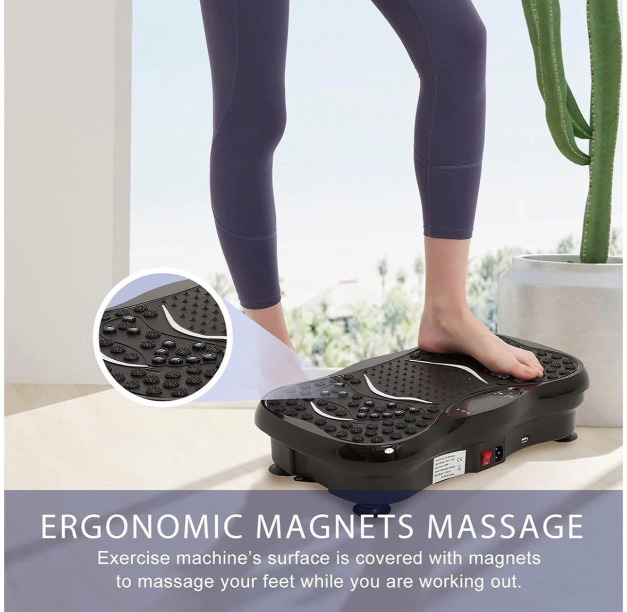 Pro-Sportz Intelligent Vibration Plate Exercise Machine Whole Body Workout Fitness Machine