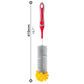 LiAo Long Handle Baby Bottle Cleaning Brush with Sponge