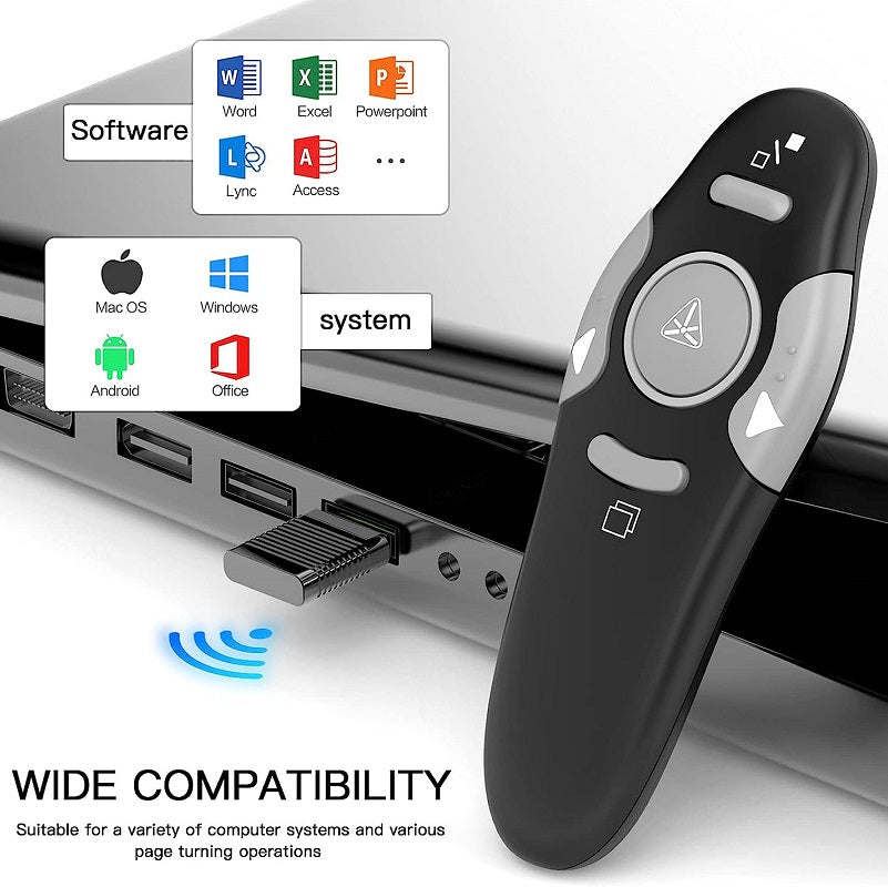 Laser Presentation Pointer with Page Up Page Down Buttons 2.4ghz