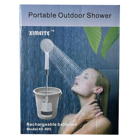 Ximeite Portable Outdoor Shower, USB Type With Rechargeable Option