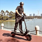 Pro-Sportz Electric Scooter for Adults, E-Scooter Up to 52MPH 6000W 60V Dual Motor 1440WH Battery, 50Miles Long Range 11" Tubeless Off-Road All Terrain Scooter Tires, Foldable Kick Electric Scooter with Seat