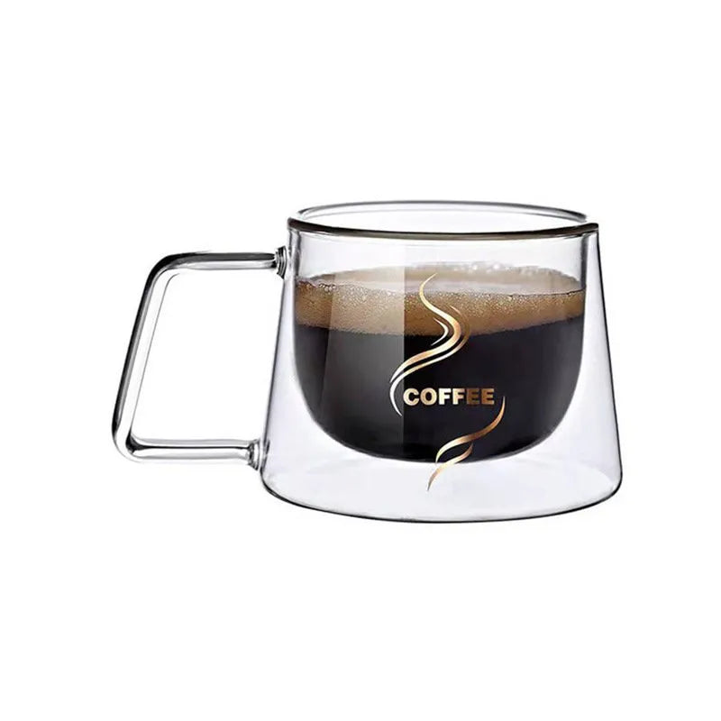 Double Wall Coffee Glass