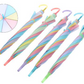Frosted Rainbow Children′s PVC Umbrella