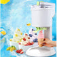 Automatic Frozen Fruit Ice Cream Machine Maker for Home Use DIY 1L Fruit Dessert Machine Milkshake Machine Electric Ice Cream Maker for Making Healthy Soft Serve Sherbet,Cone