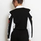 Ladies Motor Biker Cropped Stylish Jacket-Various Colours