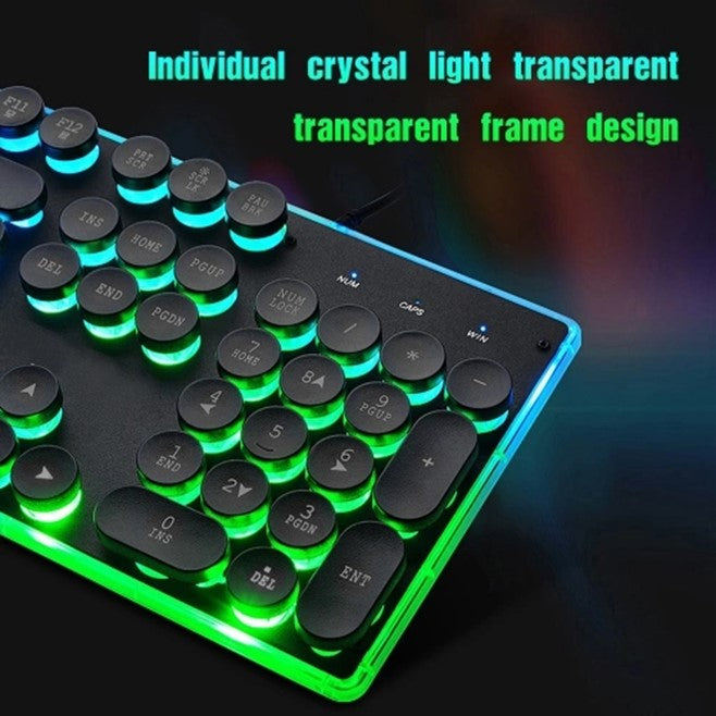 MTech USB Corded Punk Keyboard With Backlight Function
