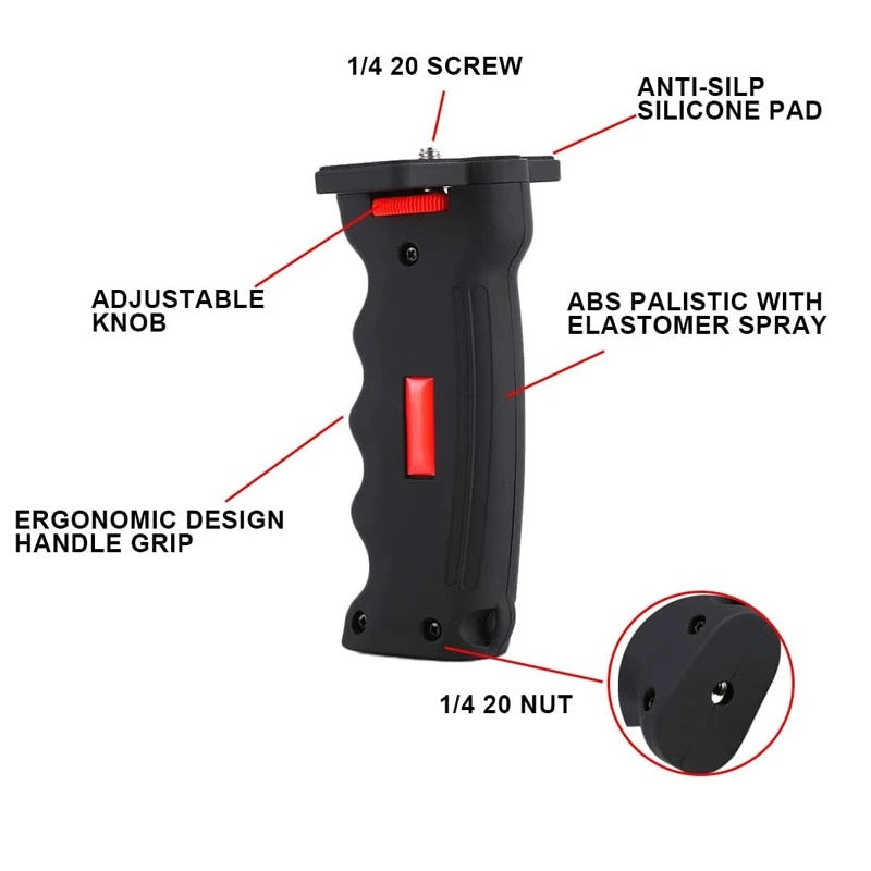 Camera Handle Stabilizer Grip with 1/4 Screw for SLR for DSLR Digital Camera Smartphone