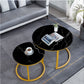 Nesting End Table Round Coffee Table Set of 2 -Various Colours
