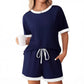 Women’s Summer Pajama & Lounge Set – 2-Piece Casual Outfit